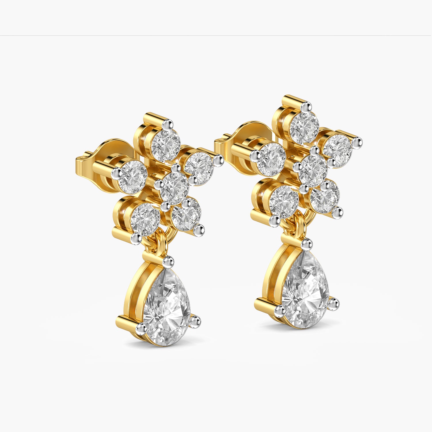 Elara Blossom Drop Earrings