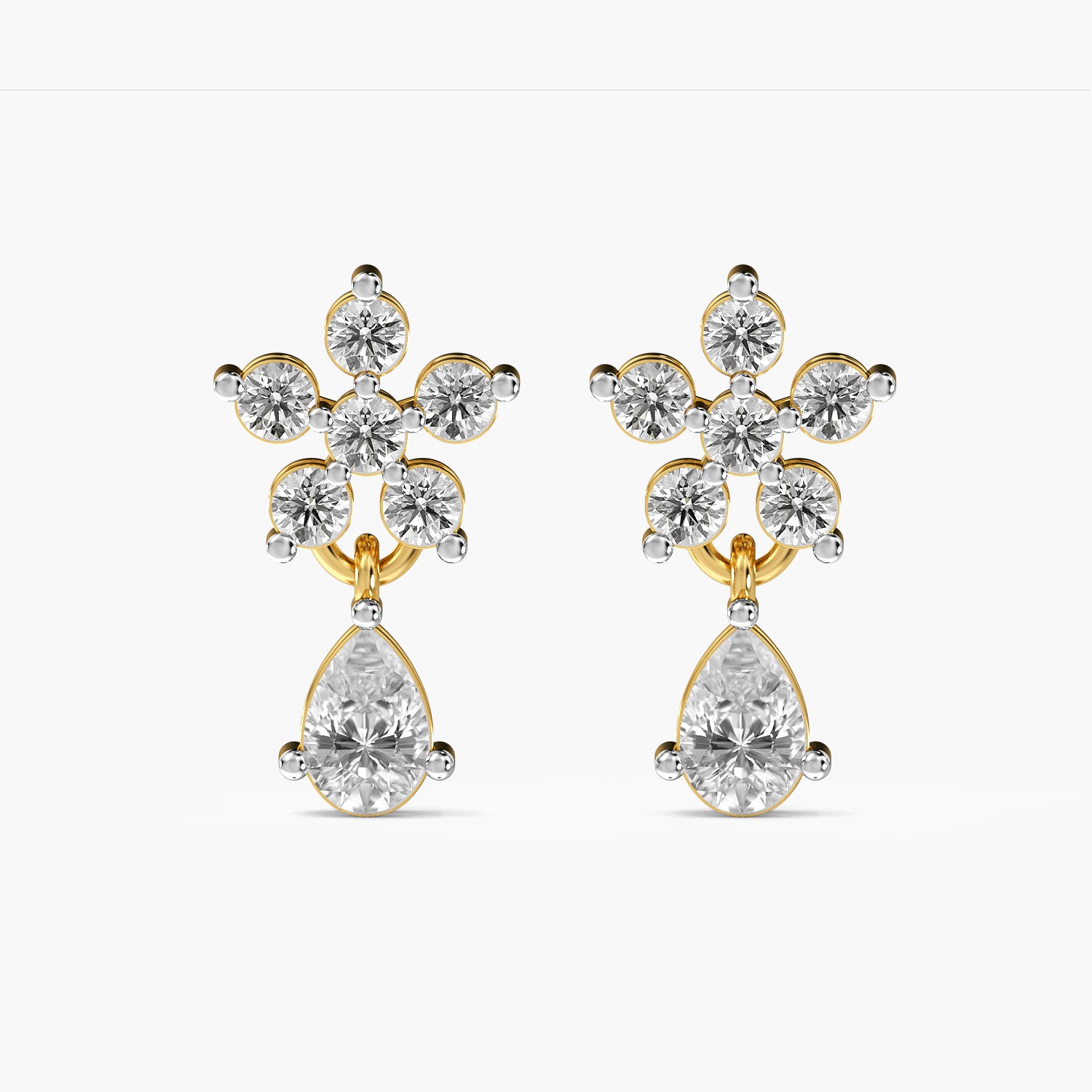 Elara Blossom Drop Earrings