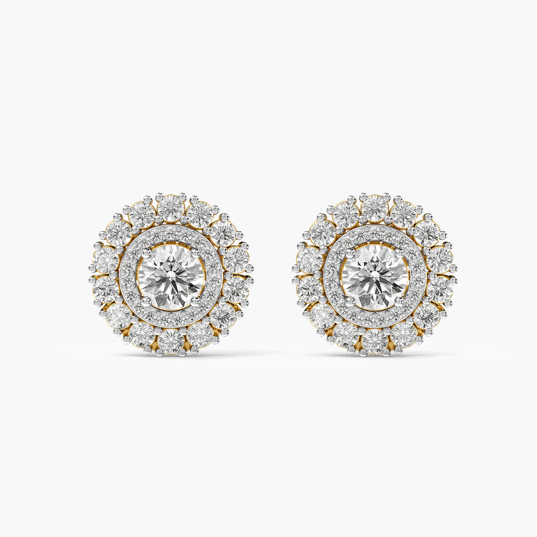 Aurielle Halo Diamond Studs