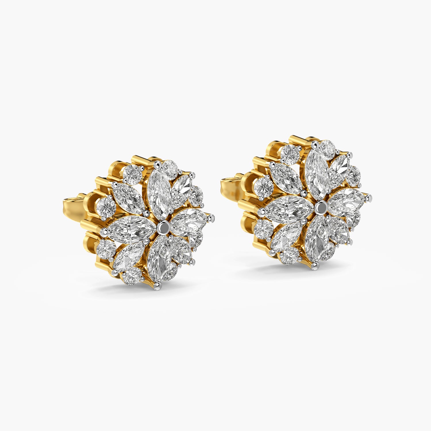 Aurisse Petal Cluster Studs