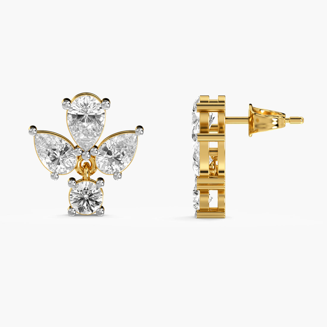 Elara Petal Drop Studs