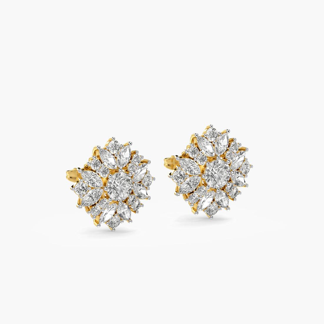 Elara Floral Spark Studs