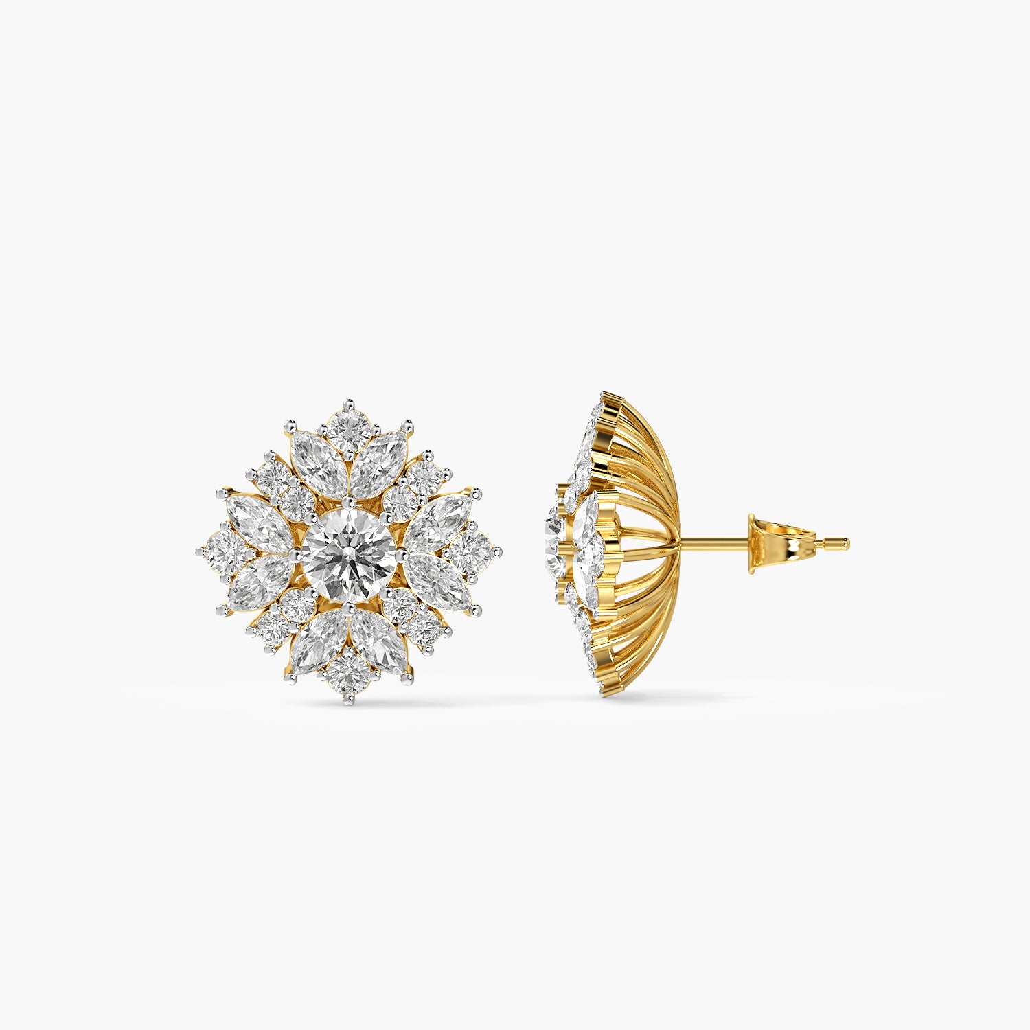 Elara Floral Spark Studs