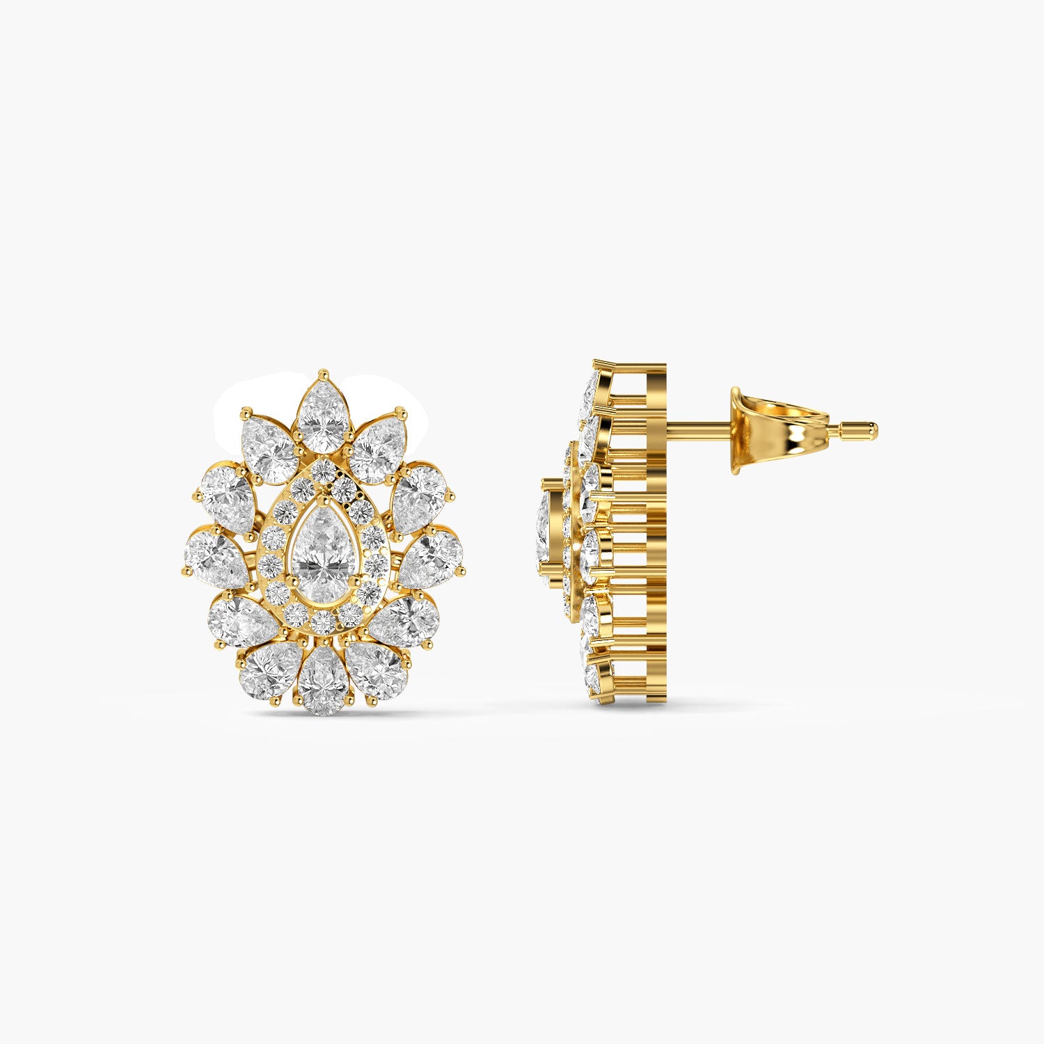 Elisse Diamond Bloom Studs