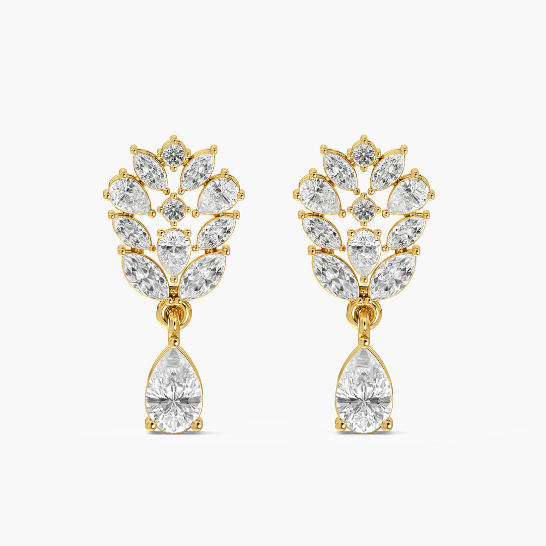 Liora Leaf Drop Earrings