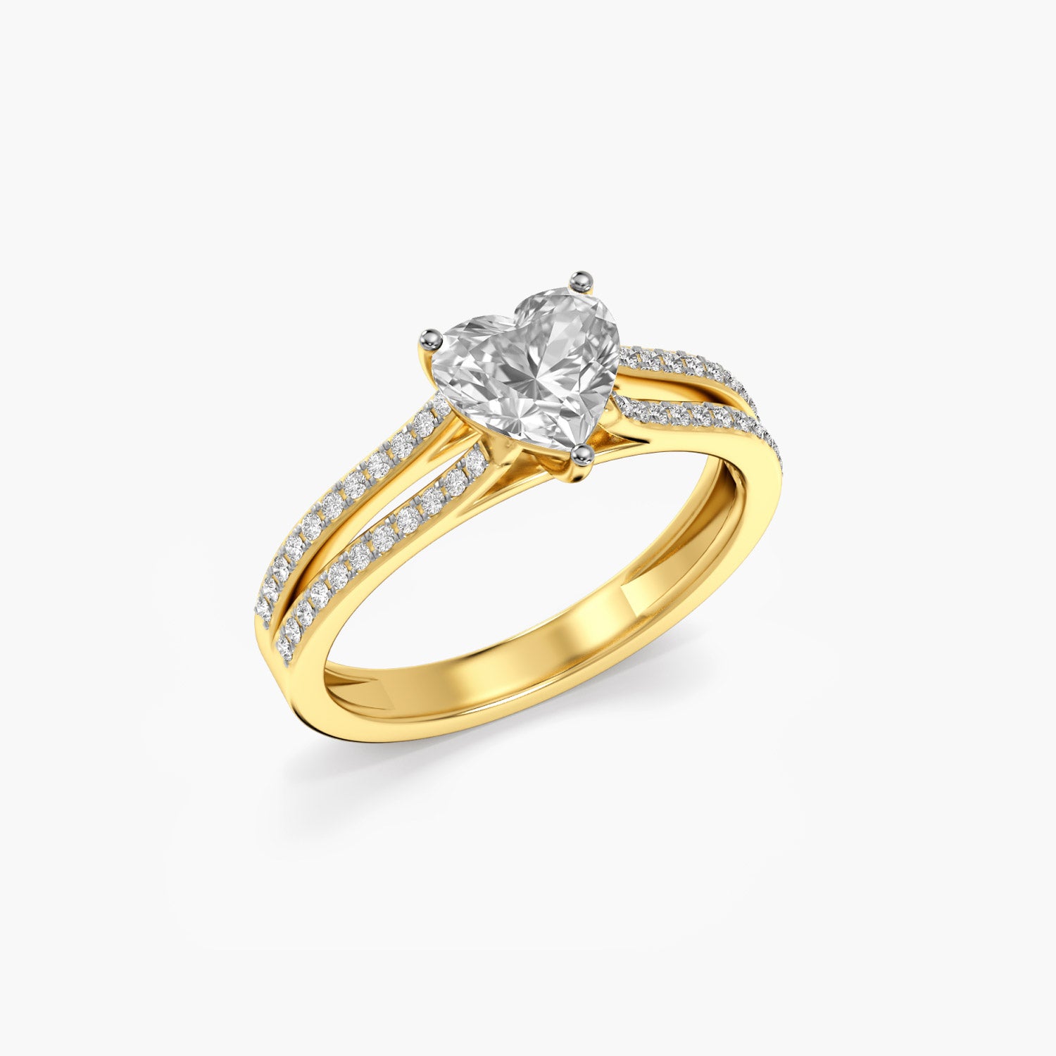 Heart Solitaire Lab-Grown Diamond Ring - Moena