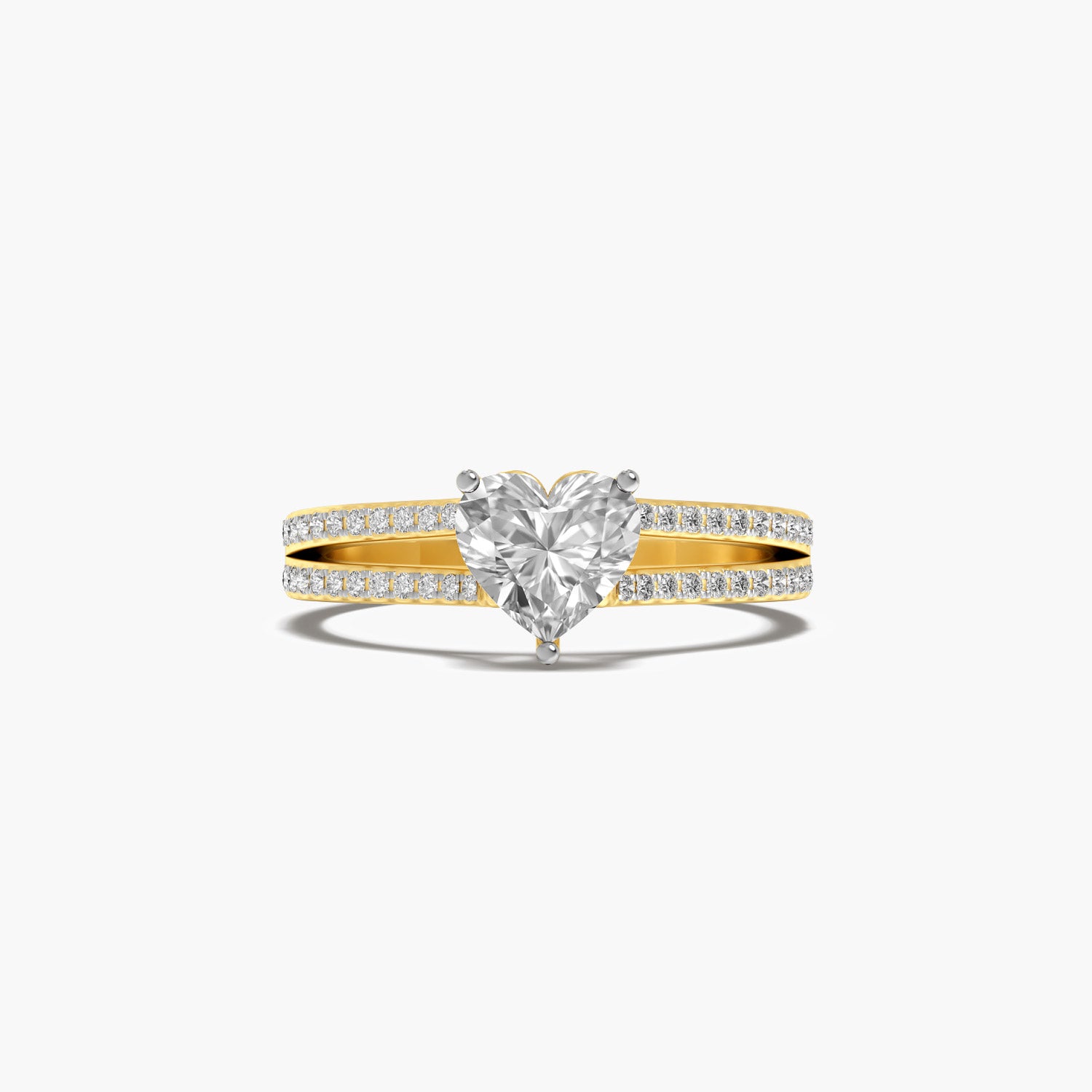 Heart Solitaire Lab-Grown Diamond Ring - Moena