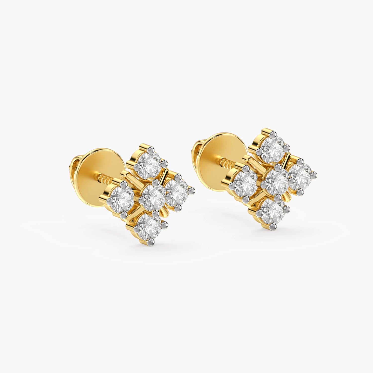 Diamond Mosaic Earrings - Moena