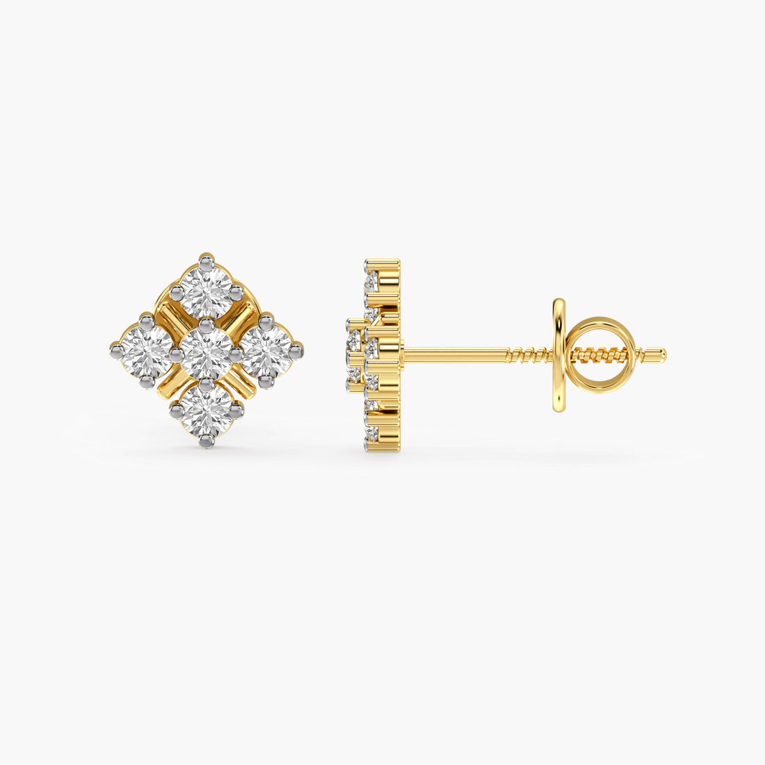Diamond Mosaic Earrings - Moena