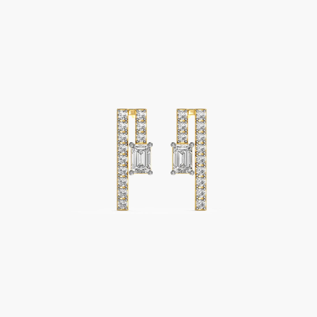 Emerald Illusion Studs