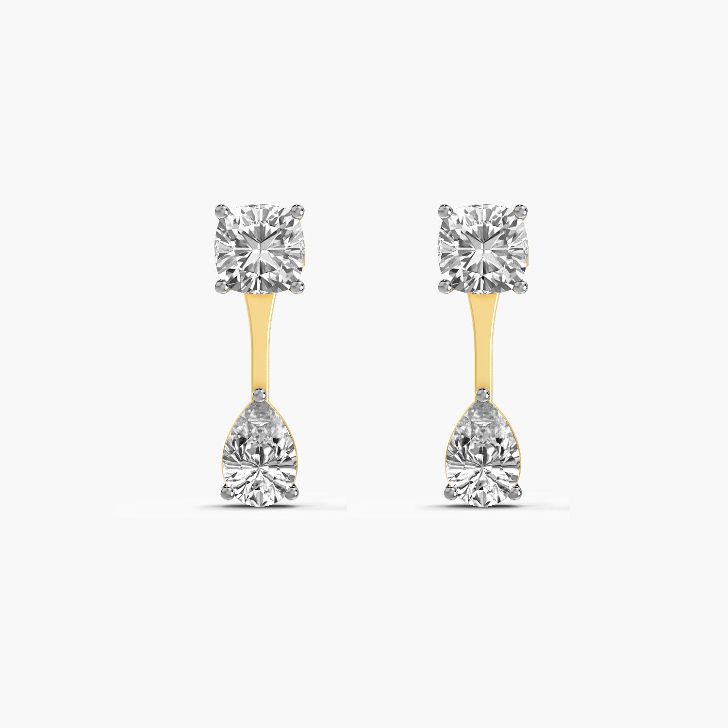 Luminous Solitaire Drop Earrings - Moena