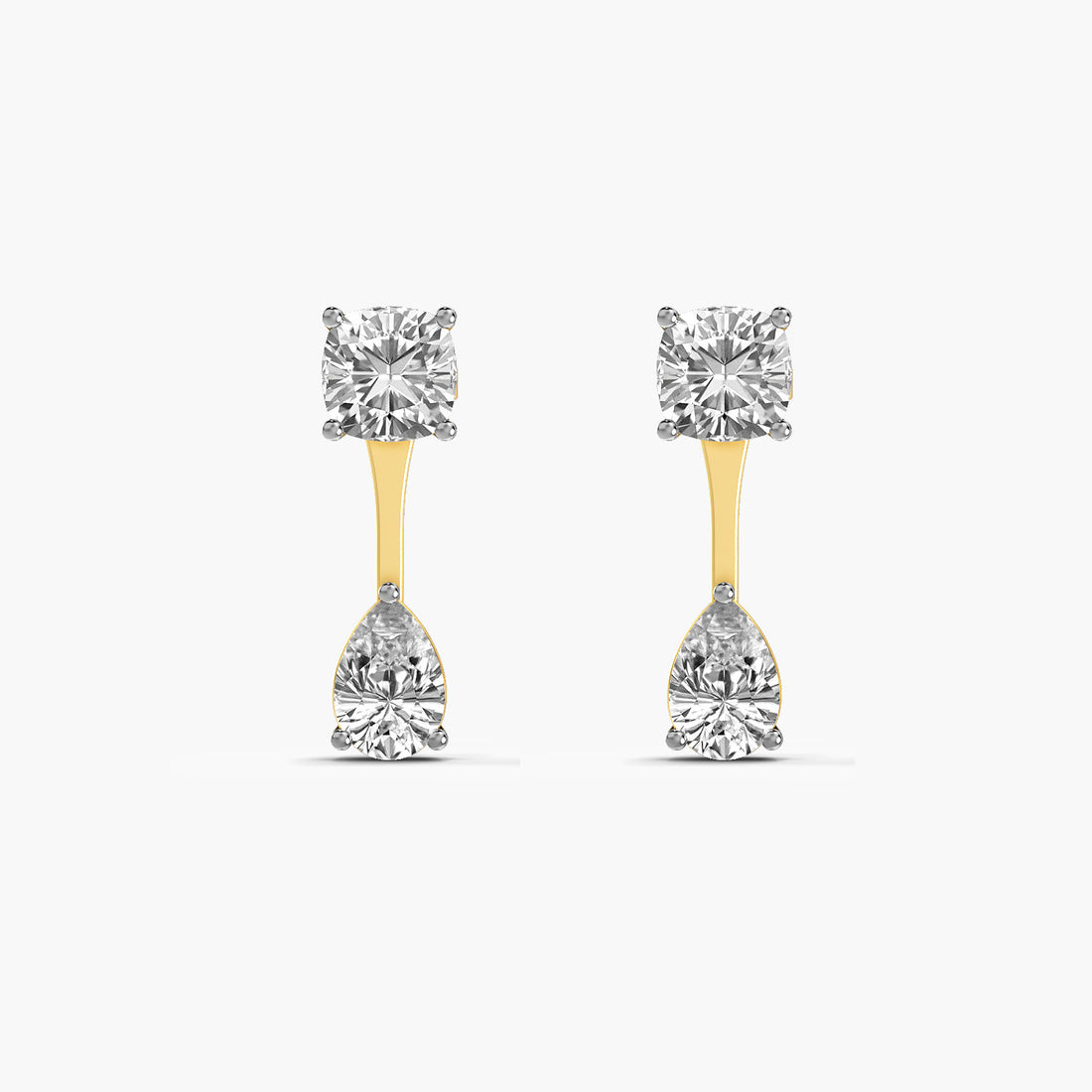 Luminous Solitaire Drop Earrings - Moena