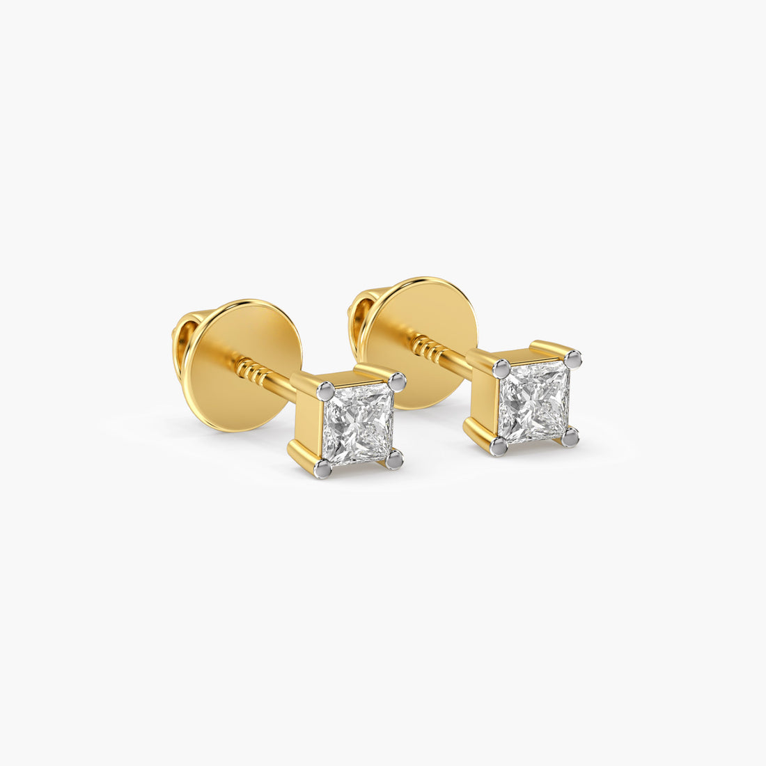 Starlit Elegance - 3D View in Yellow Gold - Diamond Jewellery by Moena