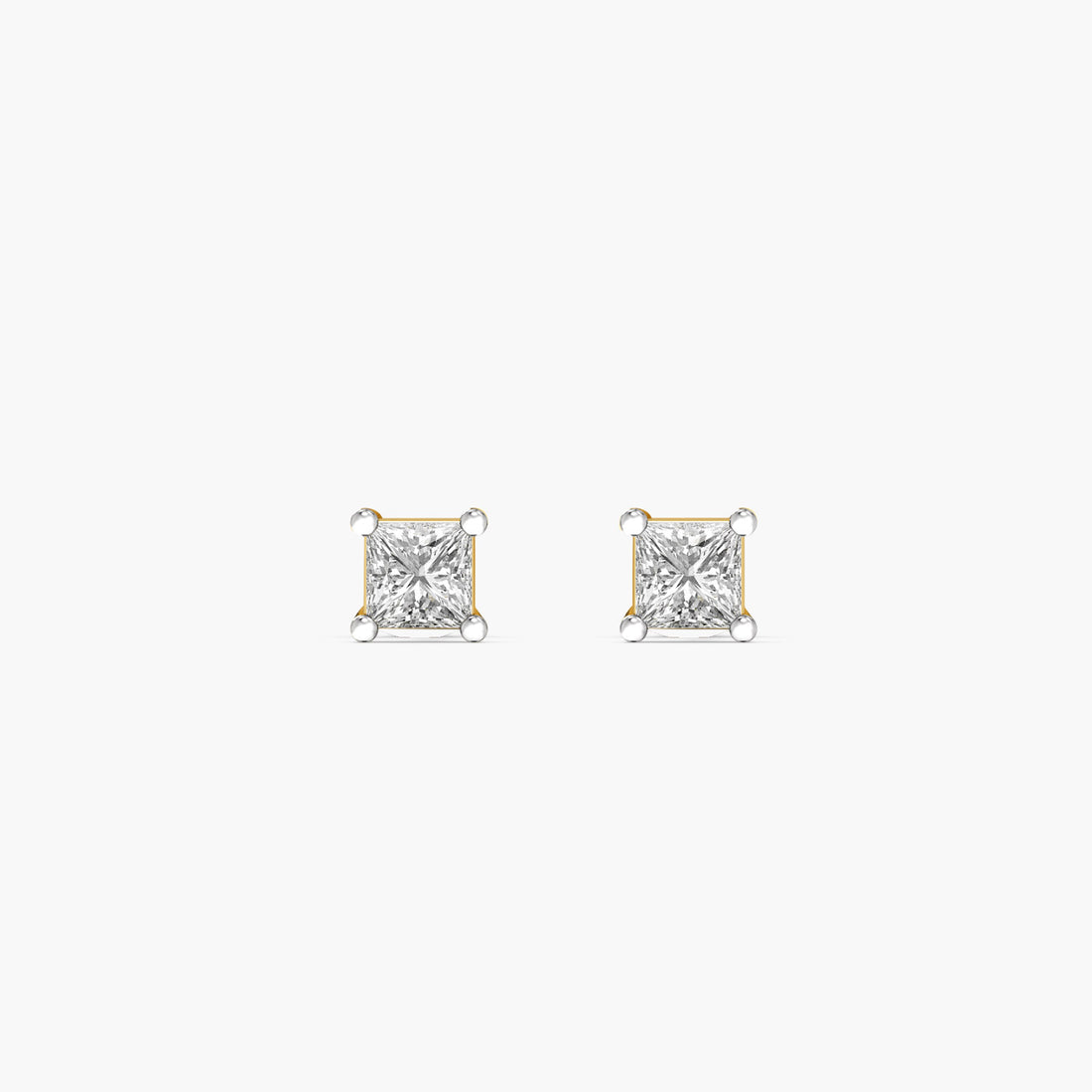 Starlit Elegance - Front View in Yellow Gold - Diamond Jewellery by Moena