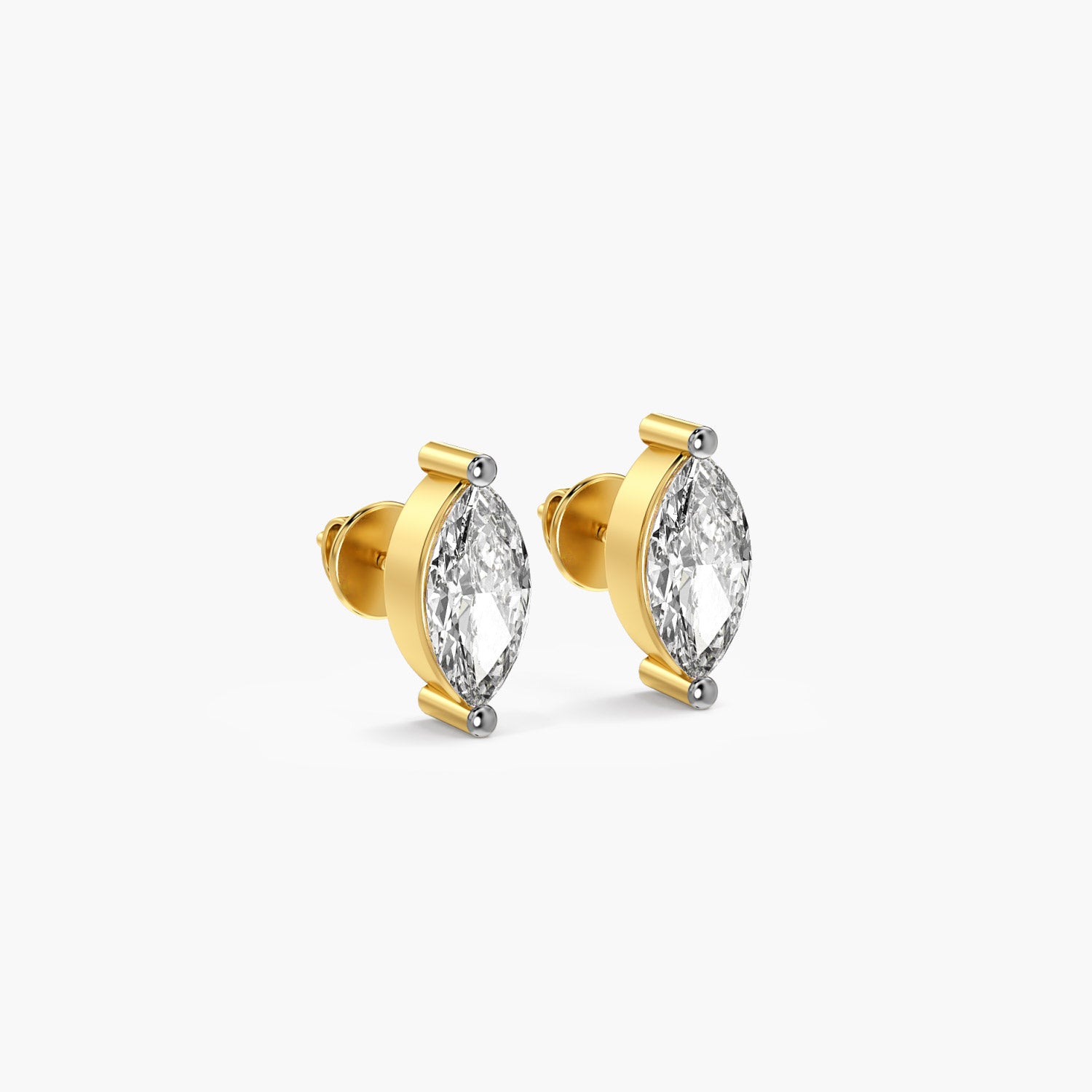 Marquise Glow Diamond Studs