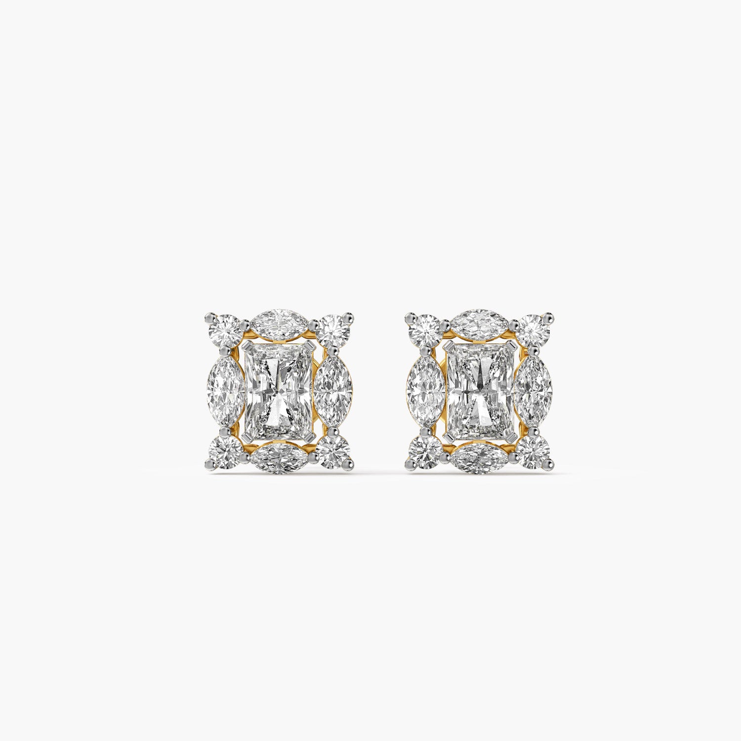 Regal Radiance Stud Earrings
