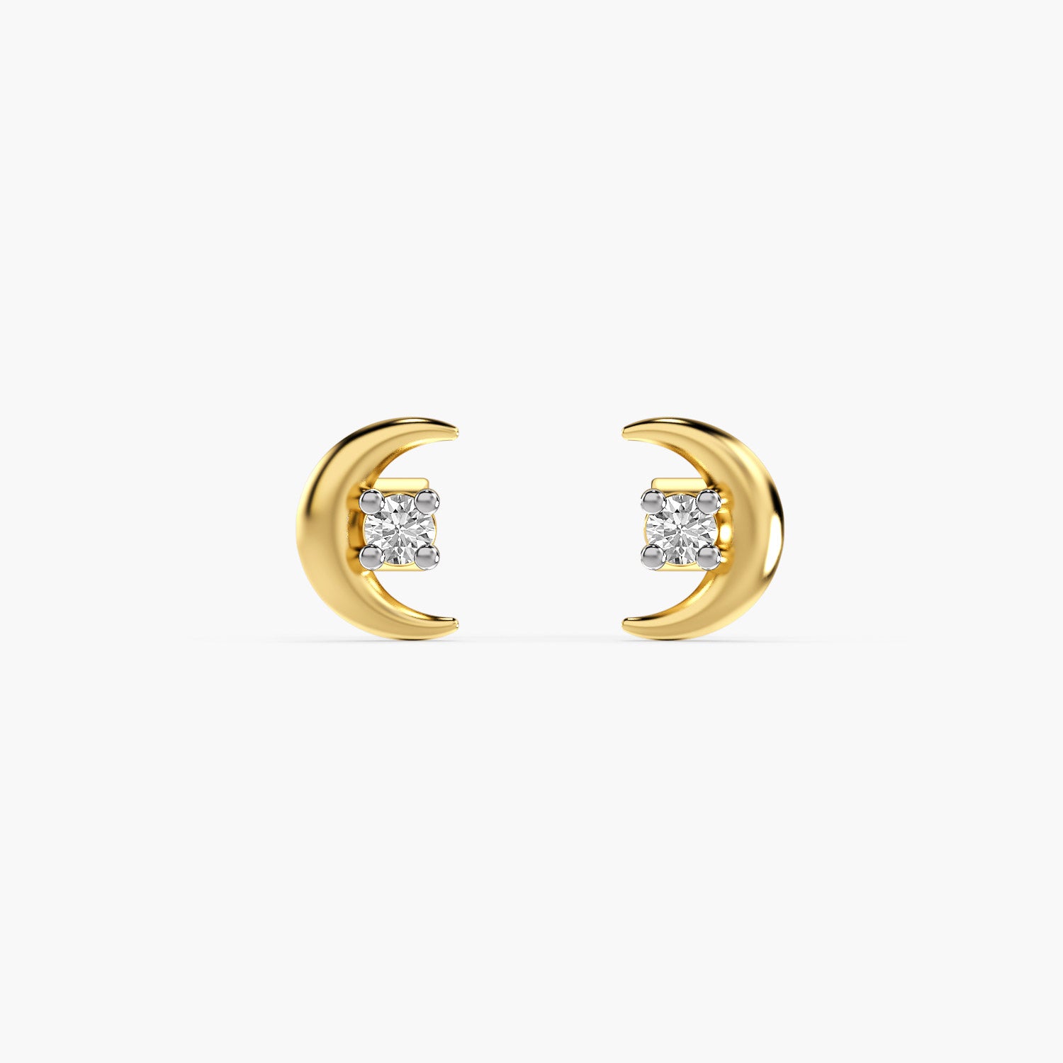 Luna Diamond Studs - Moena