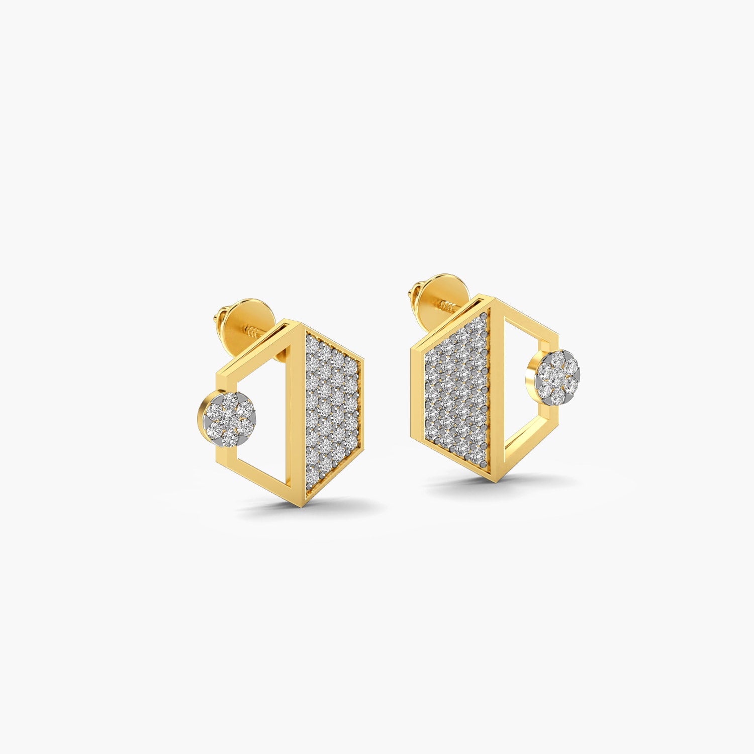 Modern Hexagonal Earrings - Moena