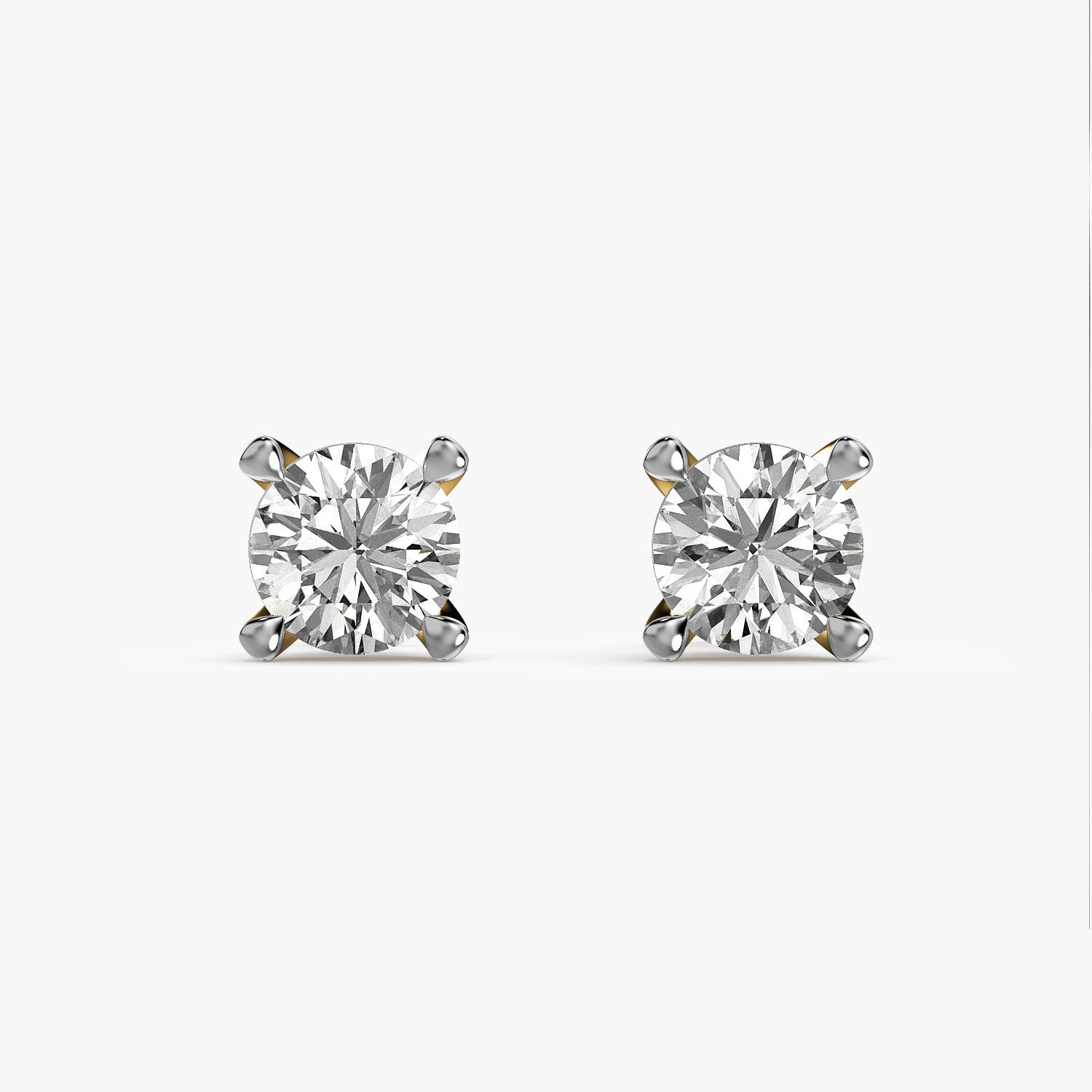 Timeless Solitaire Lab-Grown Diamond Studs - Moena