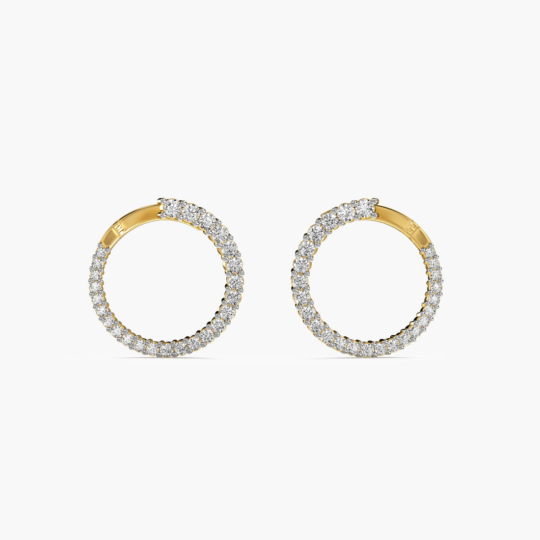 Infinite Glow - Front View in Yellow Gold - Diamond Jewellery by Moena