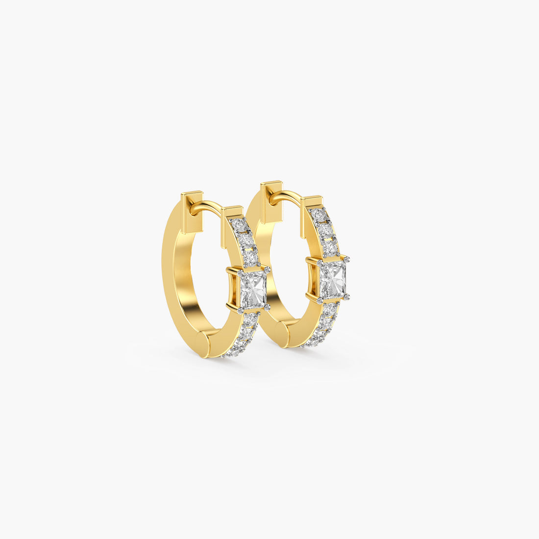 Aria Princess Diamond earrings - Moena
