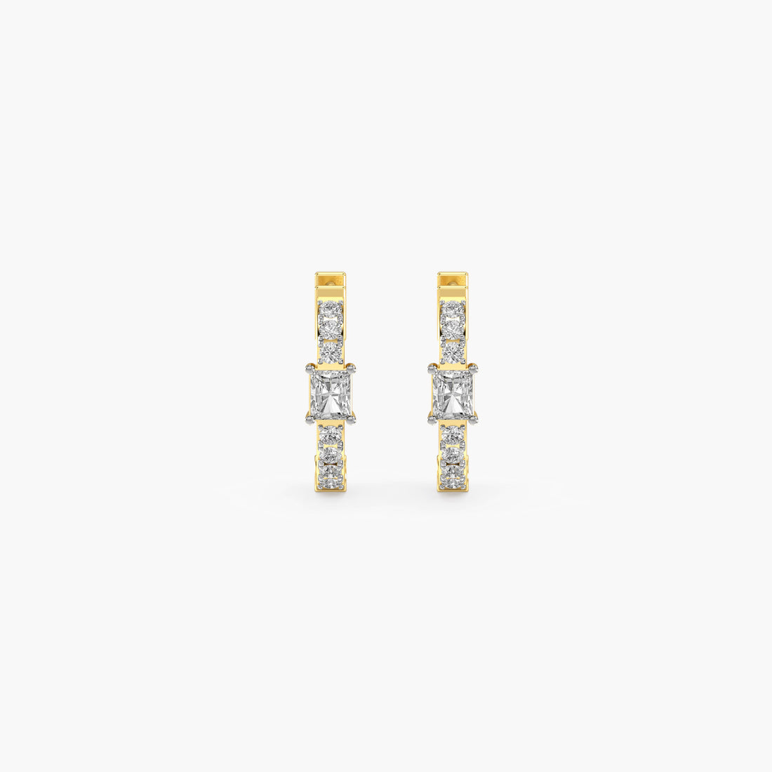 Aria Princess Diamond earrings - Moena