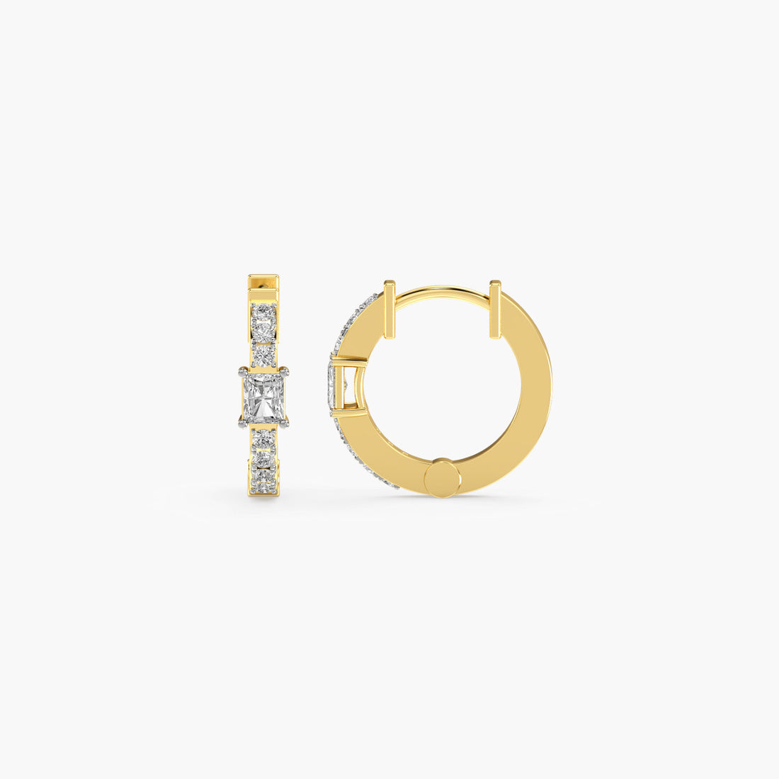 Aria Princess Diamond earrings - Moena