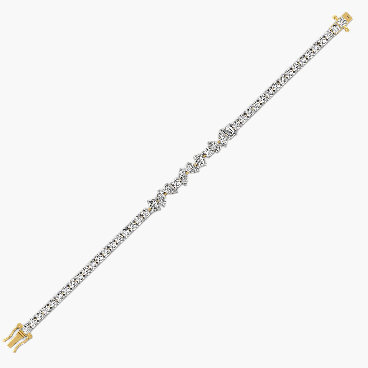 Fusion Cut Diamond Bracelet