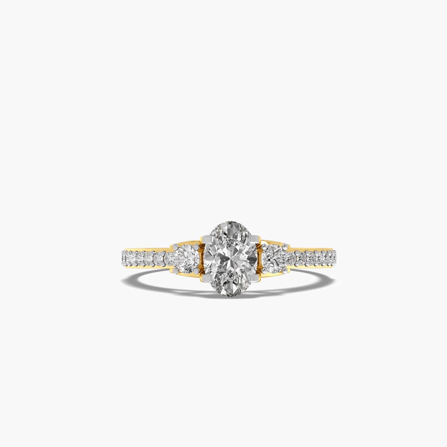 Crowned Oval Ring