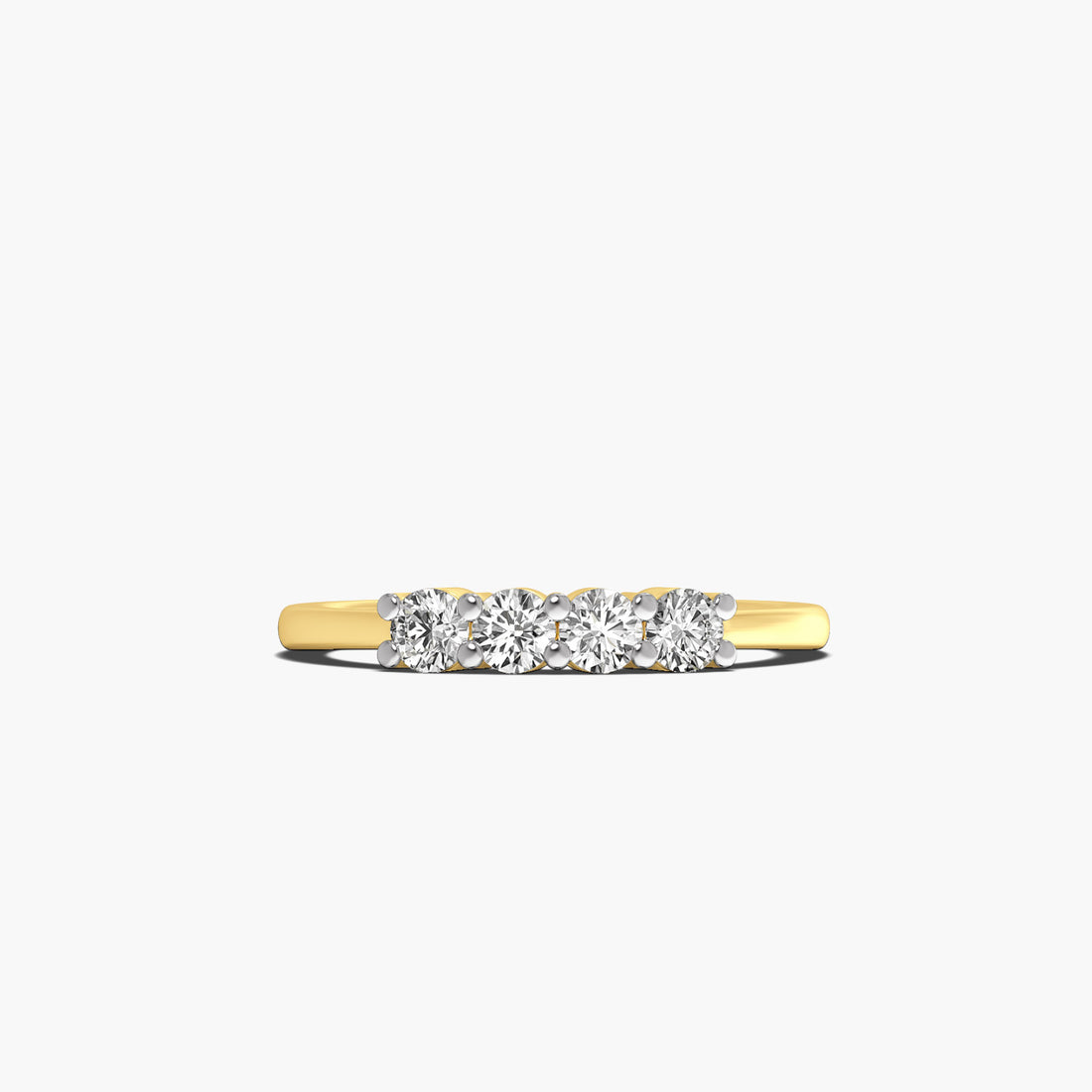 Zenith - Top View in Yellow Gold - Diamond Ring by Moena