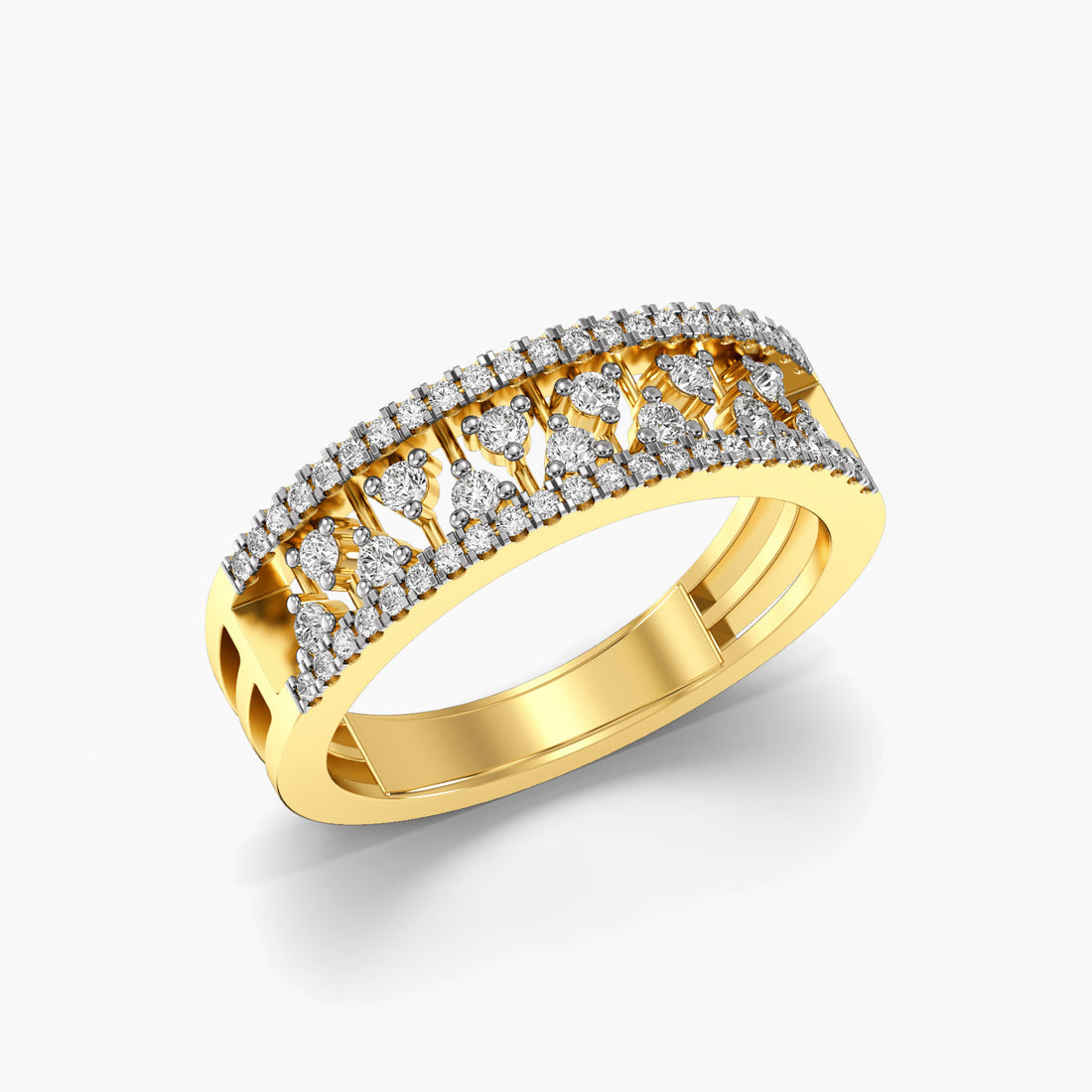 Dual Band Ring - Moena