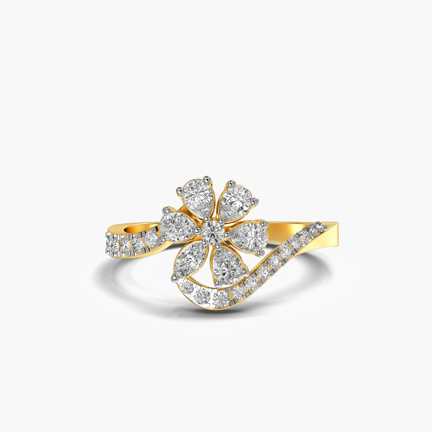 Floral Diamond Ring - Moena