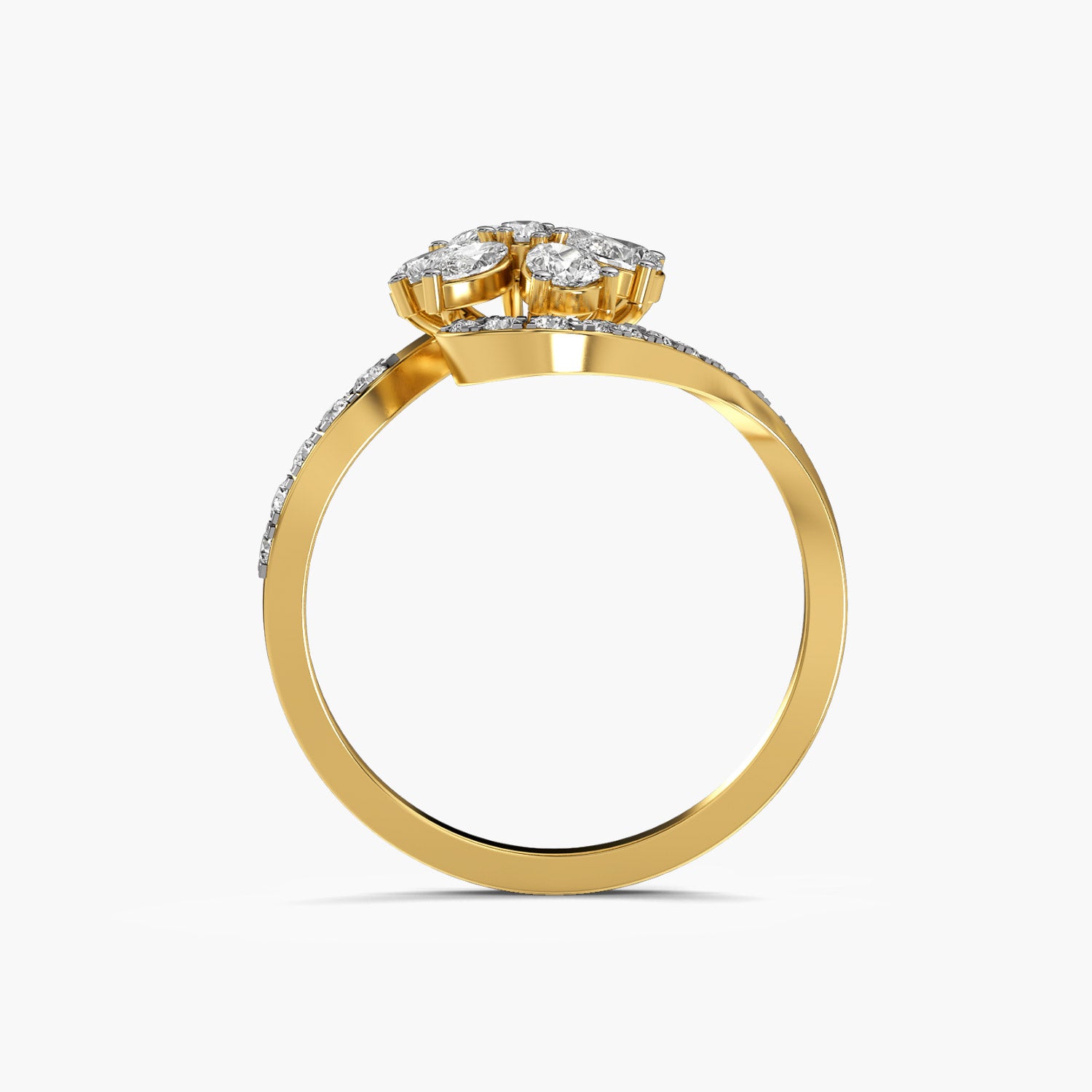 Floral Diamond Ring - Moena
