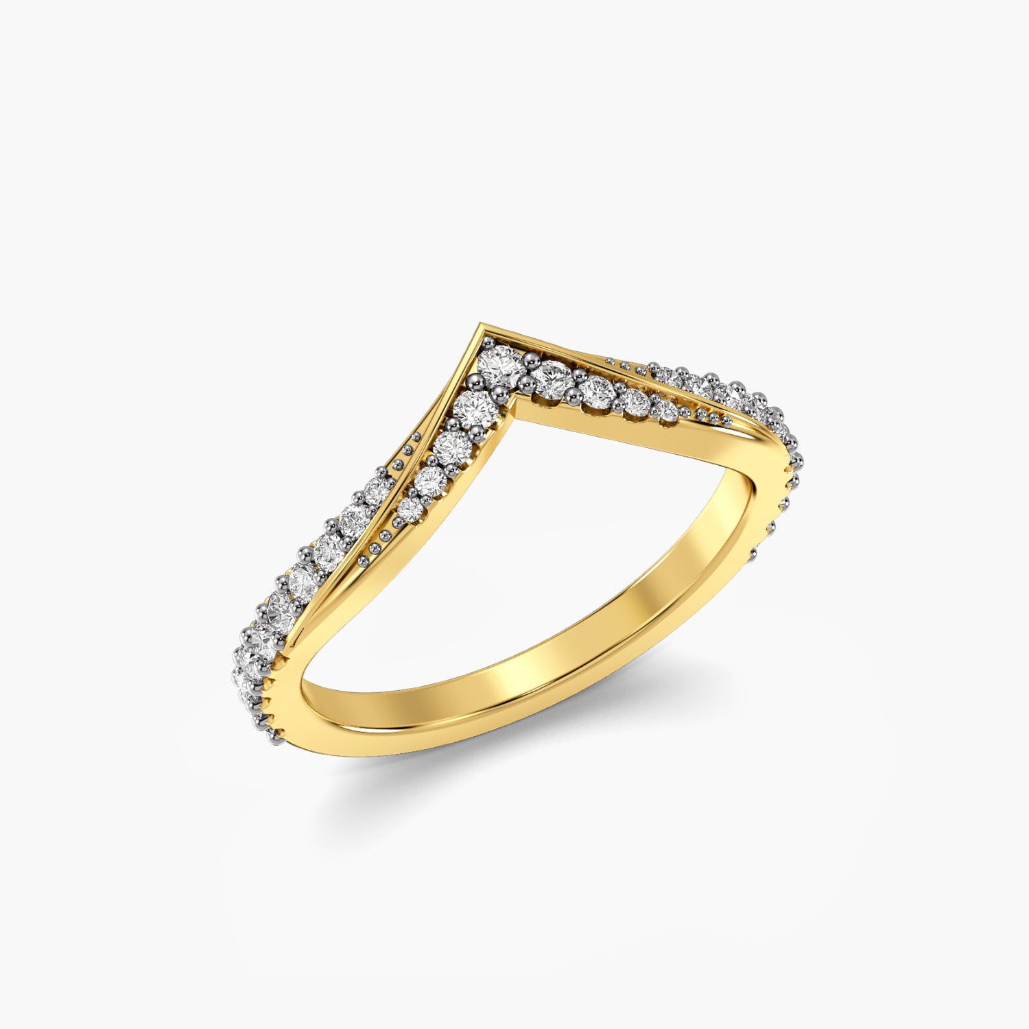 Elegant Chevron Ring - Moena
