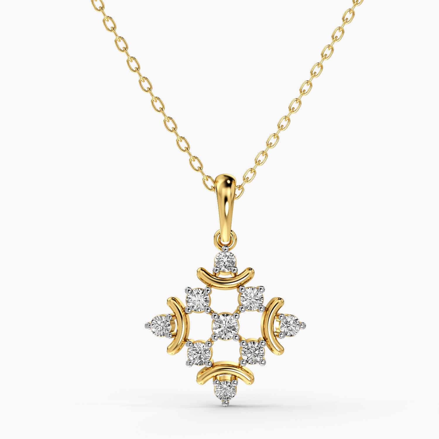 Stellar Bloom Pendant(With Chain) - Moena