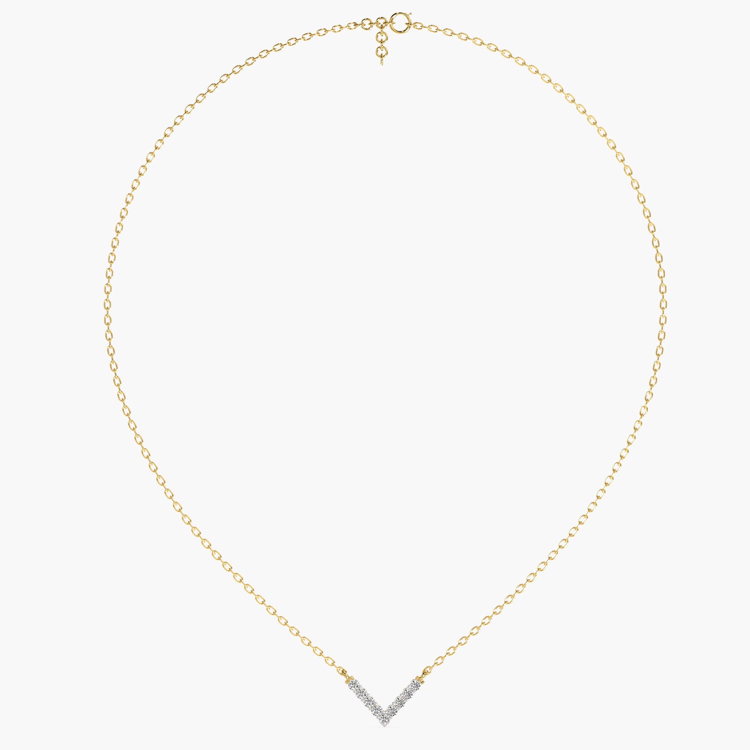 Sleek Angle Pendant(With Chain) - Moena