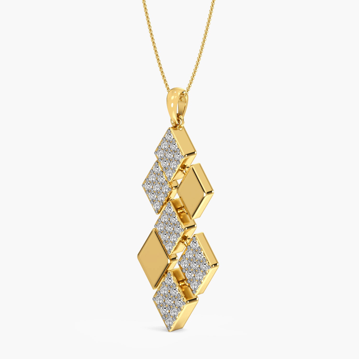 Geometric Glam Pendant - Moena