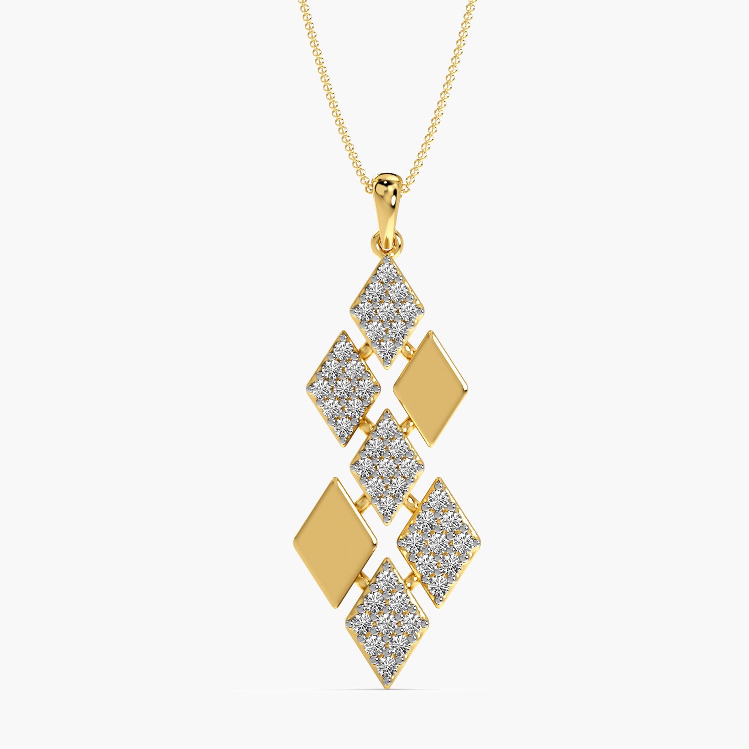 Geometric Glam Pendant - Moena