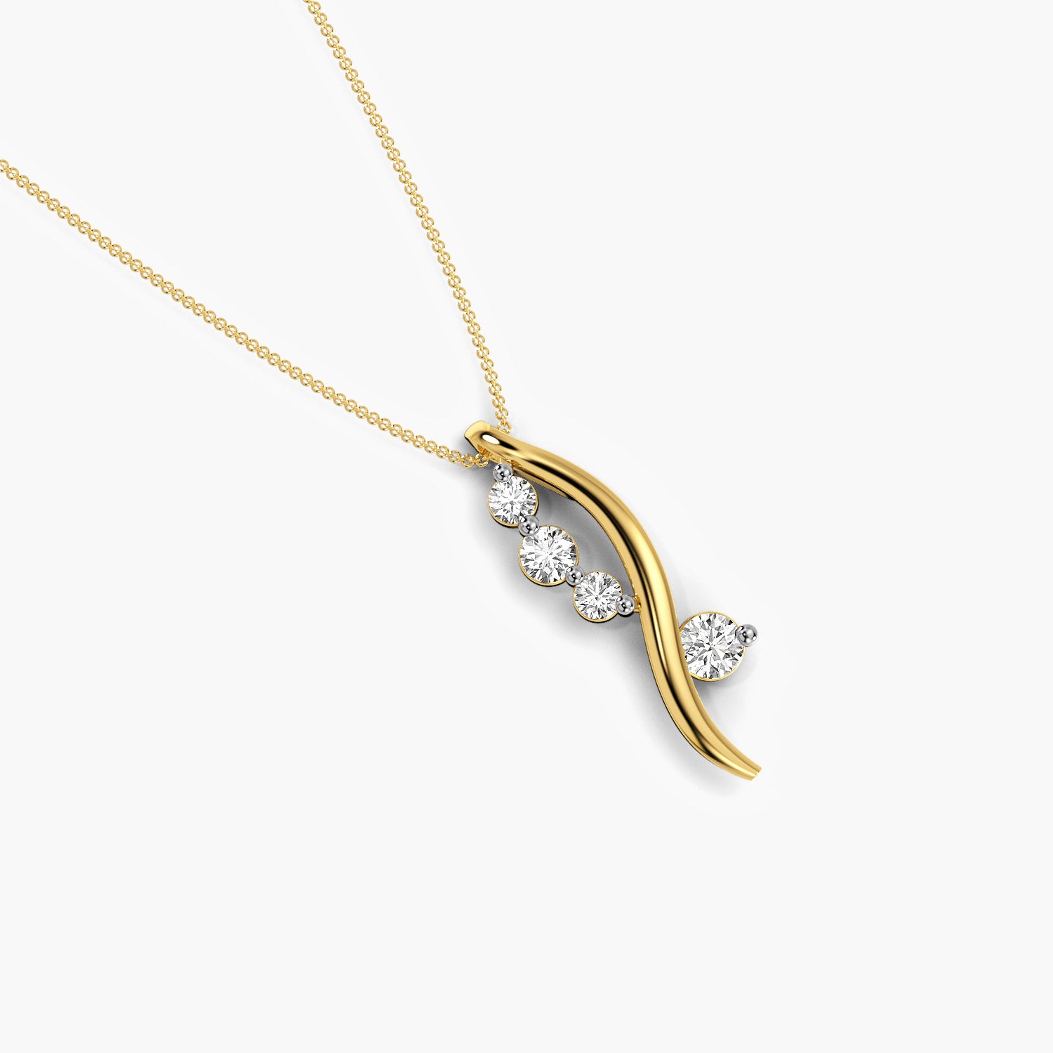 Twirl Elegance Pendant - Moena