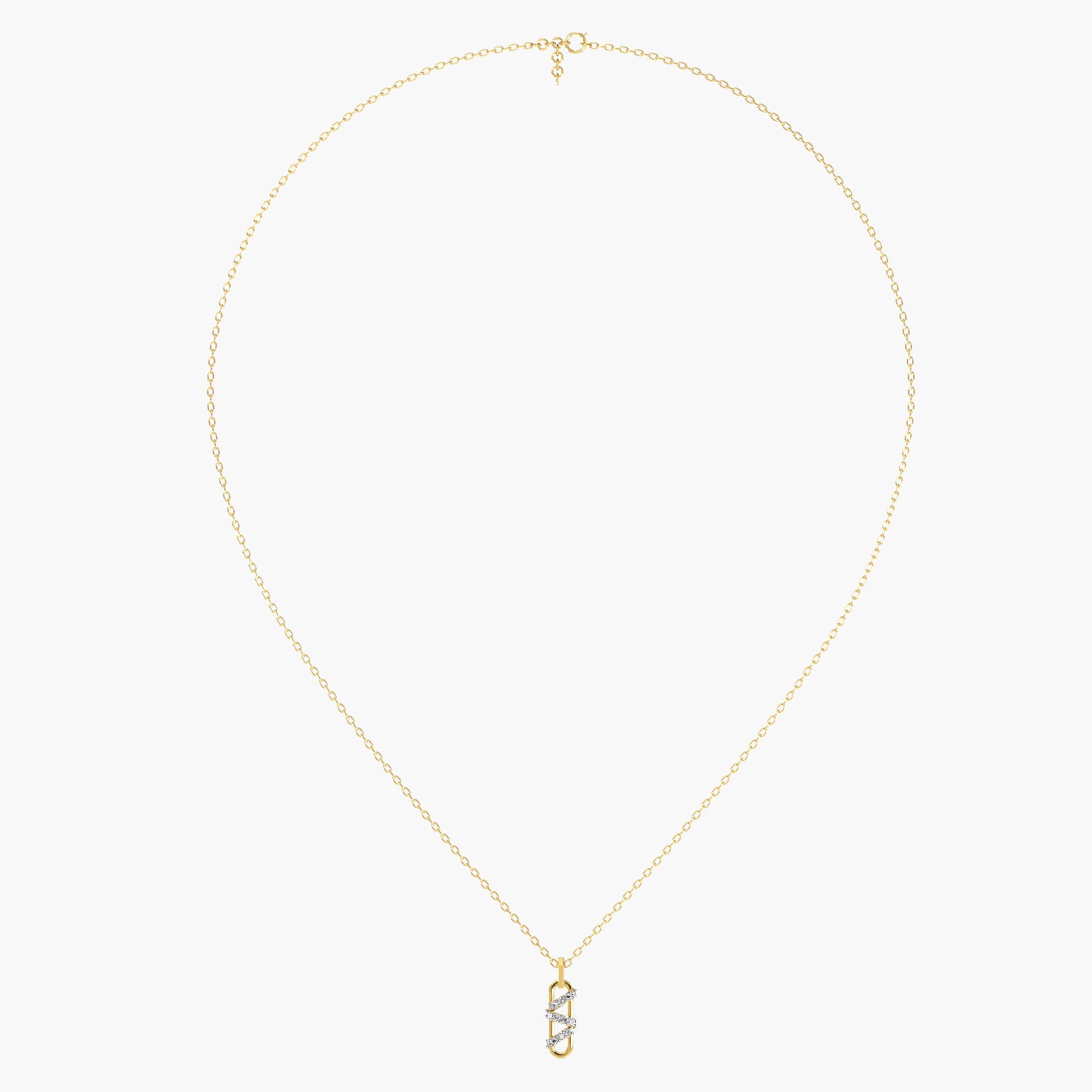 Criss-Cross Link Pendant