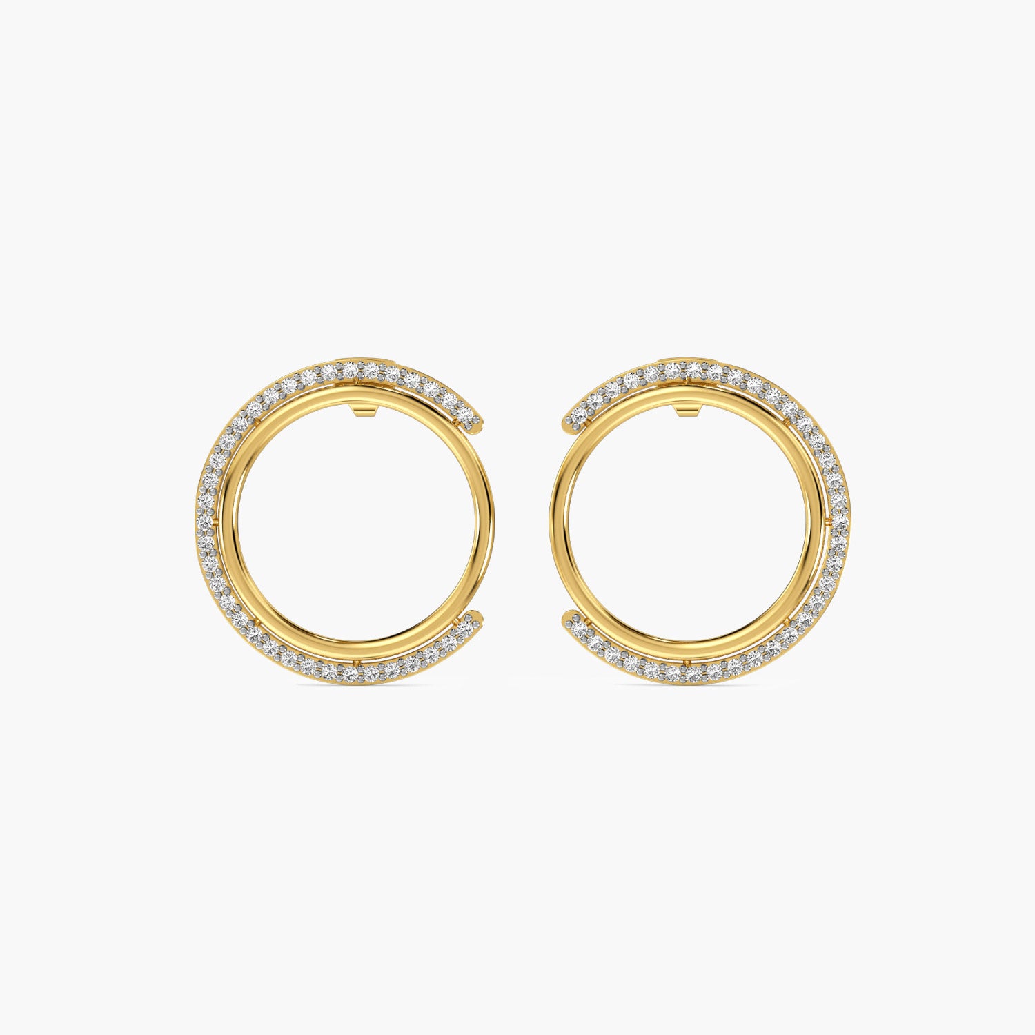 Golden Orbit Hoops