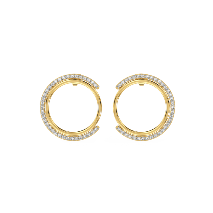 Golden Orbit Hoops