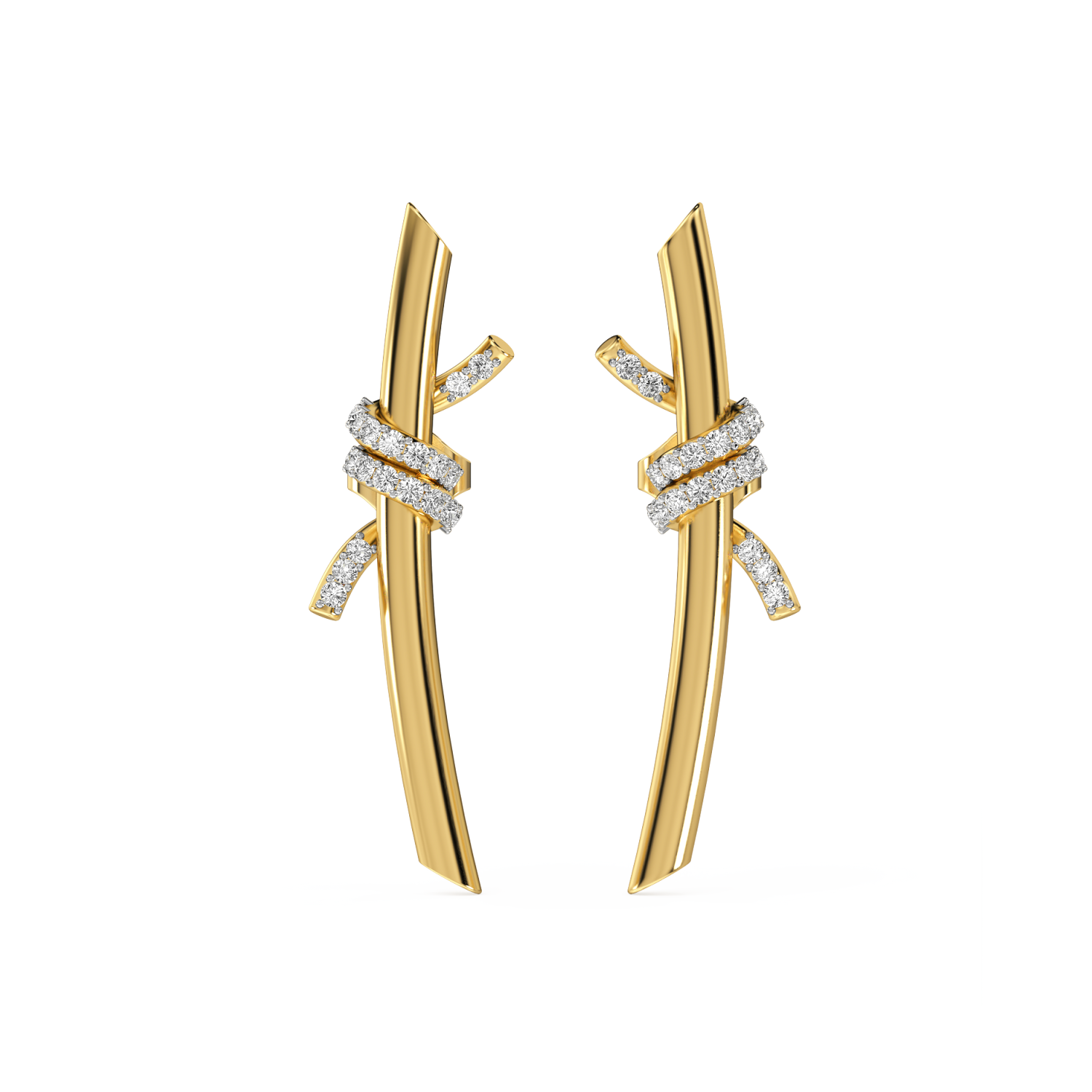 Ribbon Flow Earrings