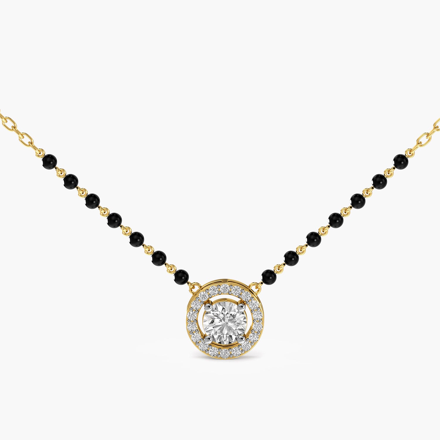 Circle Halo Mangalsutra