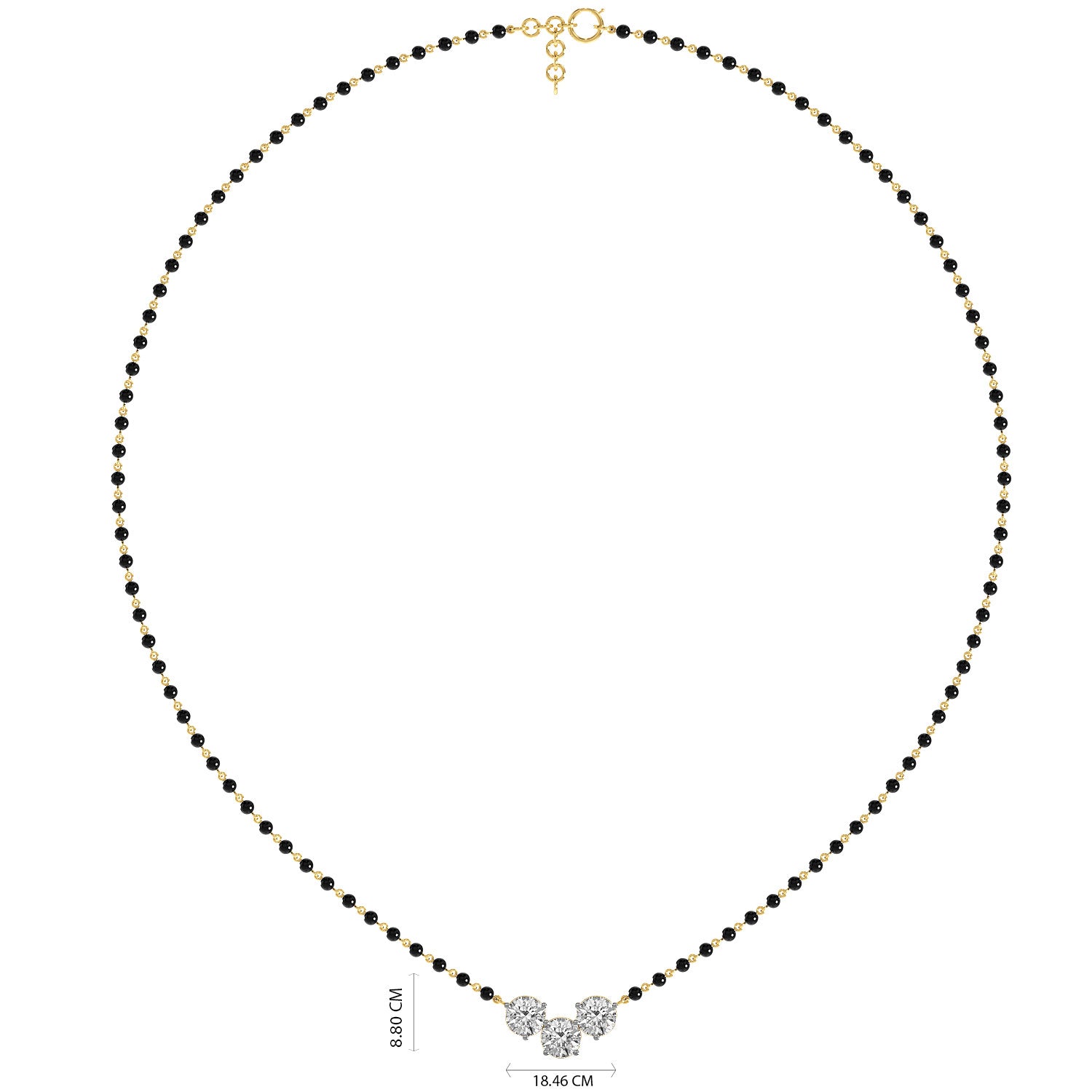 Triple Solitaire Mangalsutra