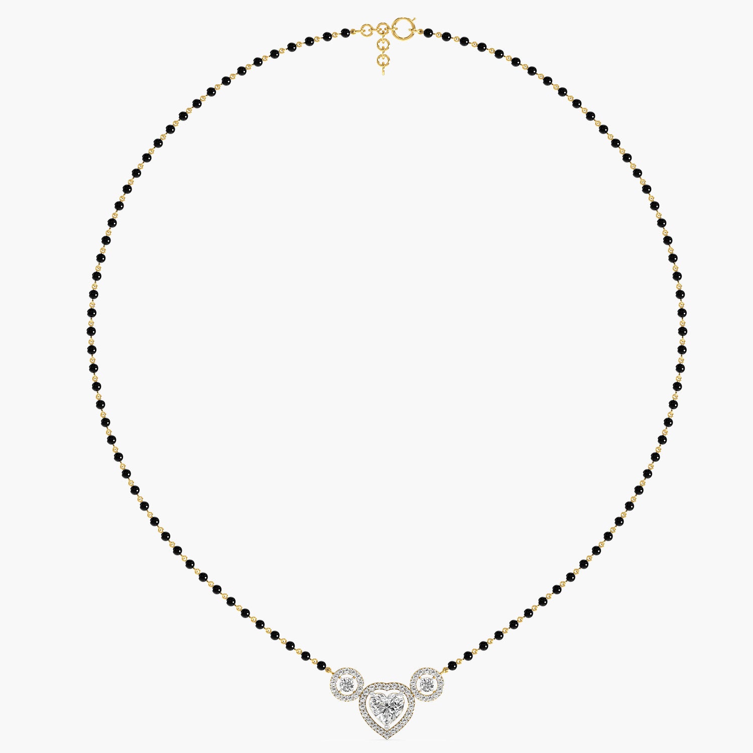 Heart Halo Mangalsutra