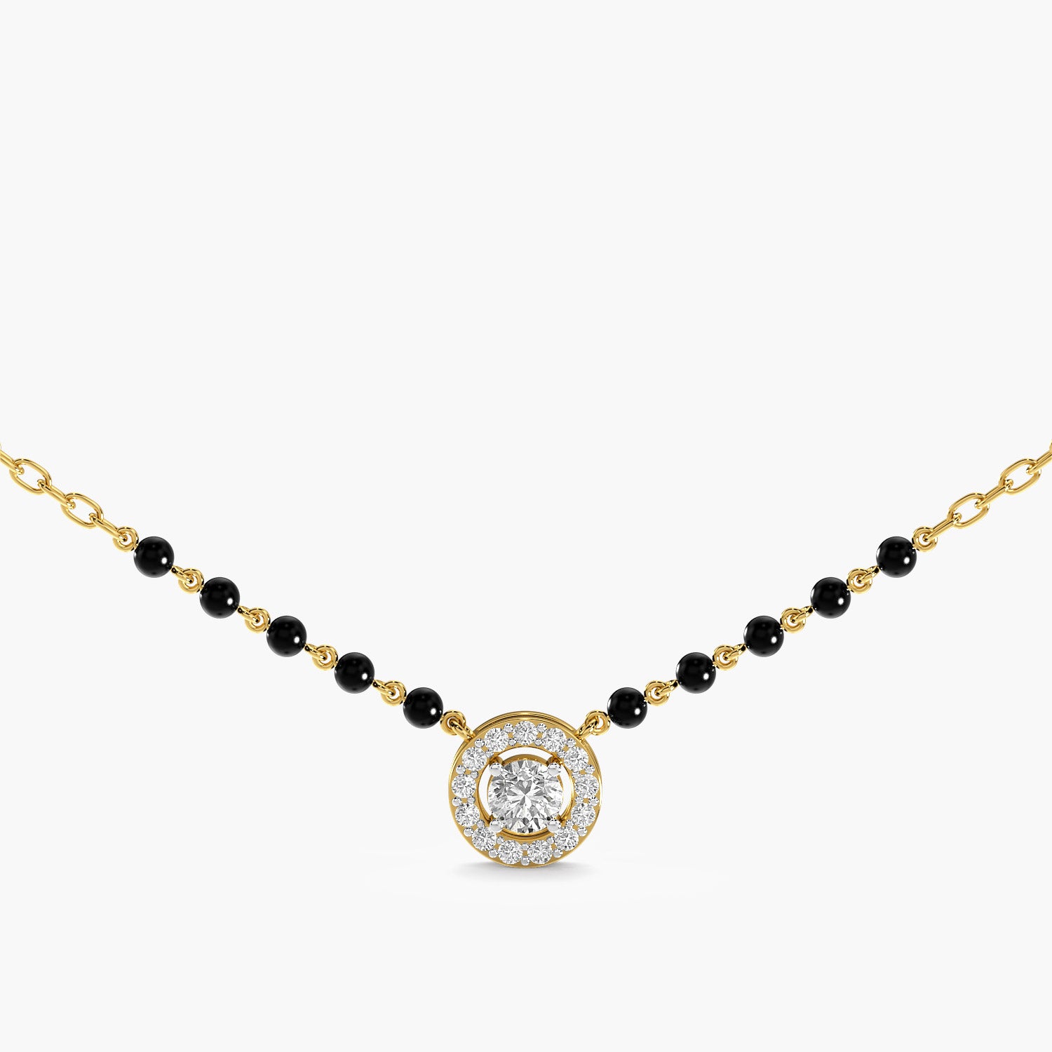 Circle Halo Mangalsutra