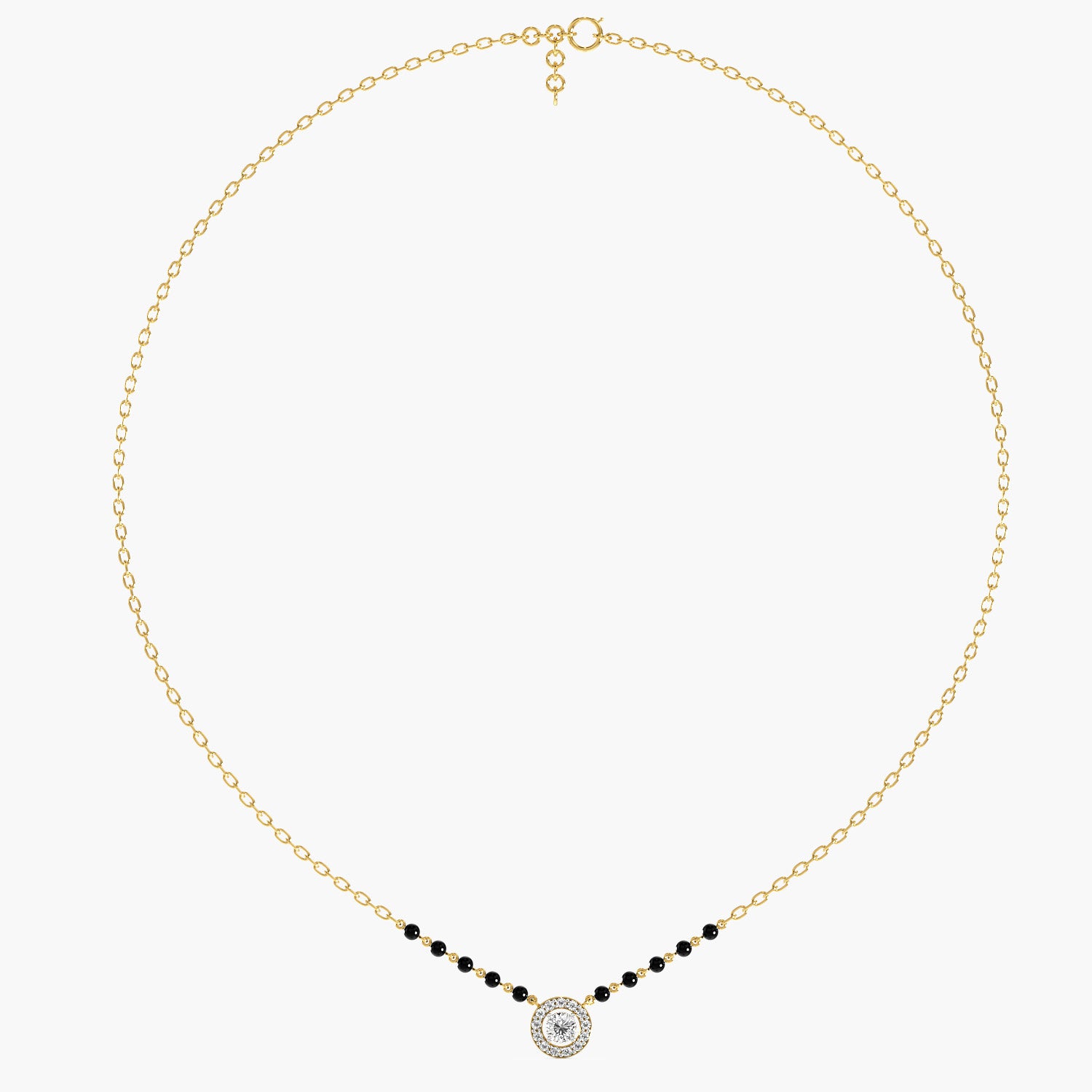 Circle Halo Mangalsutra