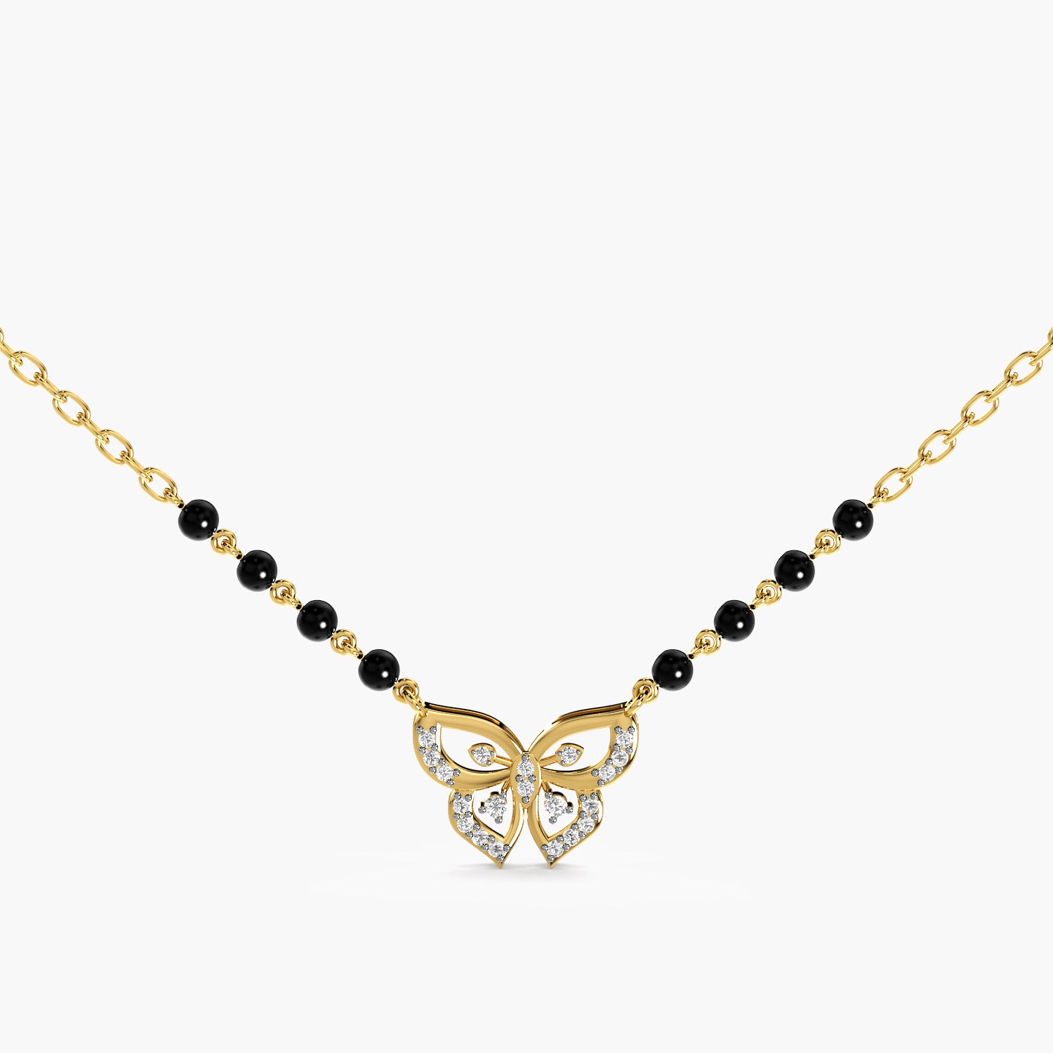 Butterfly Charm Mangalsutra