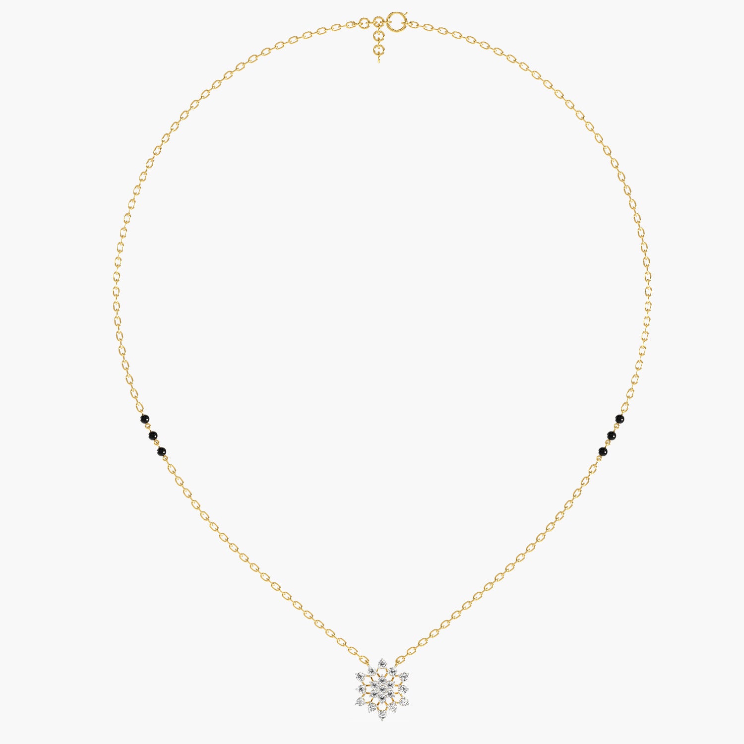 Petal Cluster Mangalsutra